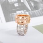 Van Cleef and Arpels Perl??e clovers ring medium model - 图片 7