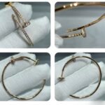 CARTIER Juste un Clou hoop earrings large model paved - 图片 3