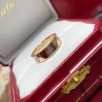 CARTIER LOVE ring classic model 3 diamonds - 图片 3