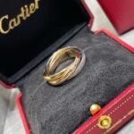 CARTIER Trinity ring small model half-paved - 图片 5