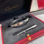 CARTIER LOVE bracelet classic model 4 diamonds - 图片 4
