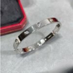 CARTIER LOVE bracelet classic model 10 diamonds - 图片 2