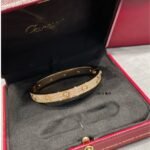CARTIER LOVE bracelet classic model paved 10 diamonds - 图片 2