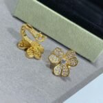 Van Cleef and Arpels Frivole earrings small model - 图片 4