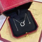 CARTIER LOVE bracelet on chain paved - 图片 2