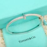 Tiffany and Co TIFFANY T T1 Narrow Diamond Hinged Bangle - 图片 2