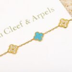 Van Cleef and Arpels Vintage Alhambra bracelet 5 motifs - 图片 4