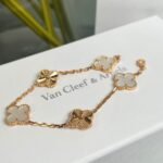 Van Cleef and Arpels Vintage Alhambra bracelet 5 motifs - 图片 3