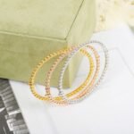 Van Cleef and Arpels Perl??e pearls of gold bracelet medium model - 图片 3