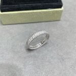 Van Cleef and Arpels Perl??e diamonds ring 1 row - 图片 2