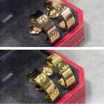 CARTIER LOVE hoop earrings classic model - 图片 3