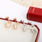 CARTIER Juste un Clou hoop earrings small model paved - 图片 6
