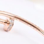 CARTIER Juste un Clou hoop earrings large model paved - 图片 4