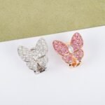 Van Cleef and Arpels Two Butterfly earrings - 图片 2