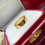 CARTIER LOVE ring classic model 3 diamonds - 图片 4