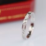 CARTIER LOVE ring mini model paved - 图片 3