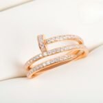 CARTIER Juste un Clou ring double half-paved - 图片 2