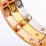 CARTIER LOVE bracelet classic model10 diamonds - 图片 4