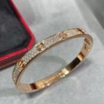 CARTIER LOVE bracelet classic model paved - 图片 2