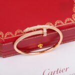 CARTIER Juste un Clou bracelet classic model half-paved - 图片 2