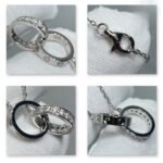 CARTIER LOVE pendant half-paved - 图片 3