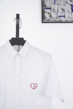 Dior Cd Small Heart Embroidered Short Sleeve - 图片 3