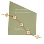 Van Cleef and Arpels Vintage Alhambra bracelet 5 motifs - 图片 5