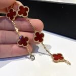 Van Cleef and Arpels Vintage Alhambra bracelet 5 motifs - 图片 5