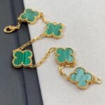 Van Cleef and Arpels Vintage Alhambra bracelet 5 motifs - 图片 5