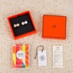 HERMES Herm??s Ex-Libris earrings, very small model - 图片 4