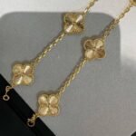 Van Cleef and Arpels Vintage Alhambra necklace 10 motifs - 图片 3