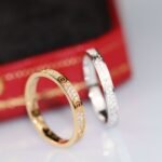 CARTIER LOVE ring mini model paved - 图片 5
