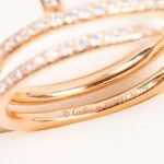CARTIER Juste un Clou ring double half-paved - 图片 4