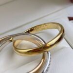 CARTIER Trinity ring small model half-paved - 图片 4