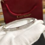 CARTIER LOVE bracelet small model paved - 图片 3