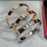 CARTIER LOVE bracelet classic model 10 diamonds - 图片 4