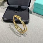 Tiffany and Co TIFFANY Knot Double Row Hinged Bangle - 图片 2