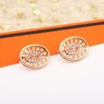 HERMES Chaine d??ancre Divine stud earrings, small model - 图片 2