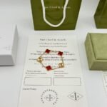 Van Cleef and Arpels Vintage Alhambra bracelet 5 motifs - 图片 6
