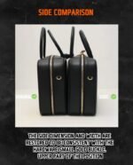 Miu Miu Logo Embossed Zip Tote Brown - 图片 4