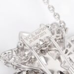 Van Cleef and Arpels Lotus clip pendant medium model - 图片 8