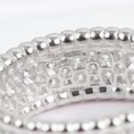 Van Cleef and Arpels Perl??e diamonds ring 3 rows - 图片 3