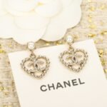 CHANEL CC Pearl Heart earrings - 图片 2