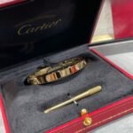 CARTIER LOVE bracelet classic model10 diamonds - 图片 4