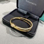 Tiffany and Co TIFFANY Knot Double Row Hinged Bangle - 图片 2