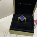 Van Cleef and Arpels Vintage Alhambra reversible ring - 图片 6