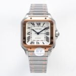 CARTIER Santos de Cartier watch Medium model 41.9 mm x 35.1 mm - 图片 2