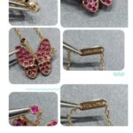 Van Cleef and Arpels Two Butterfly pendant - 图片 3