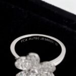 Van Cleef and Arpels Frivole ring 1 flower - 图片 4