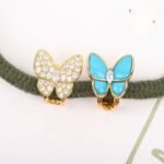 Van Cleef and Arpels Two Butterfly earrings - 图片 2